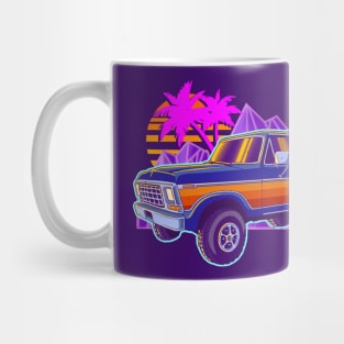 Vaporwave Bronco Mug